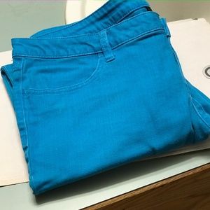 CITY STREETS AQUA JEANS,  GREAT CONDITION, SIZE 15